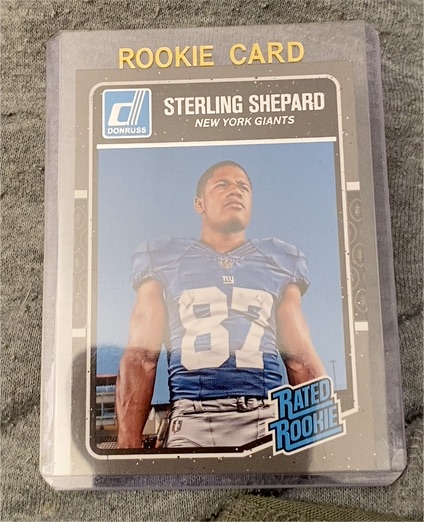 2016 Donruss #394 Sterling Shepard Rated Rookie — front