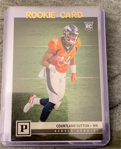 2018 Panini #P Courtland Sutton — front