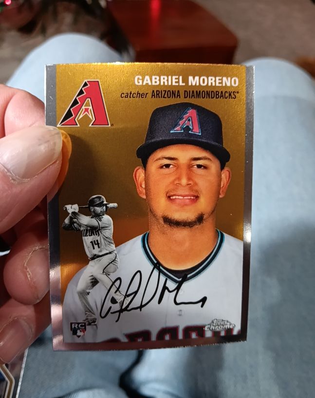 2023 Topps Chrome Platinum Anniversary #9 Gabriel Moreno — front