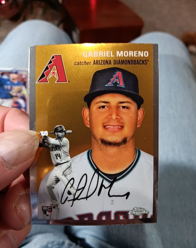 2023 Topps Chrome Platinum Anniversary #9 Gabriel Moreno — front