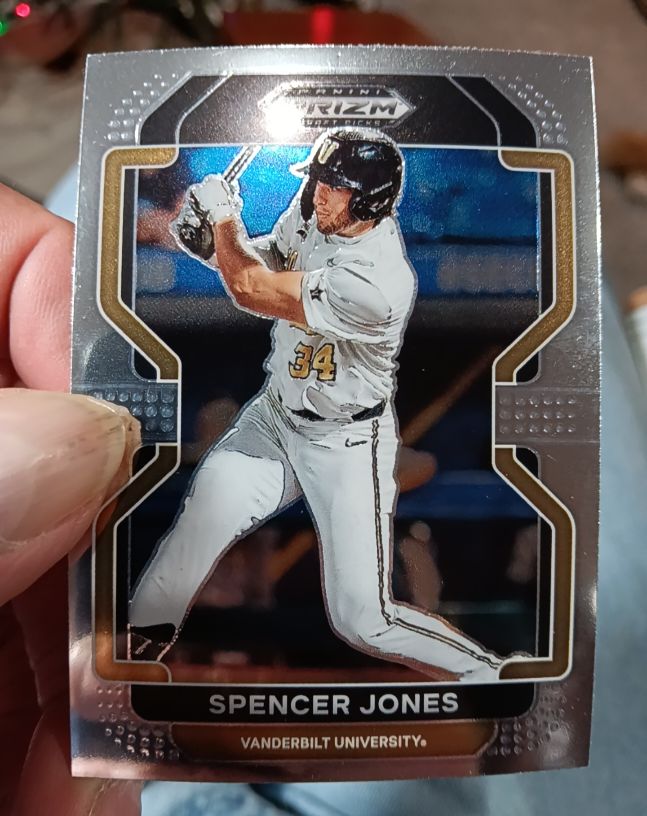 2022 Panini Prizm Draft Picks #PDP25 Spencer Jones — front