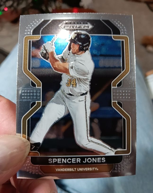 2022 Panini Prizm Draft Picks #PDP25 Spencer Jones — front