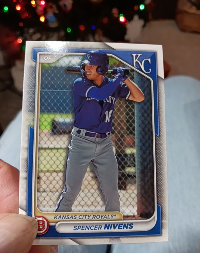 2024 Bowman Paper #BP-37 Spencer Nivens — front