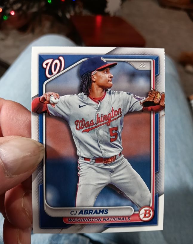 2024 Bowman #26 CJ Abrams — front
