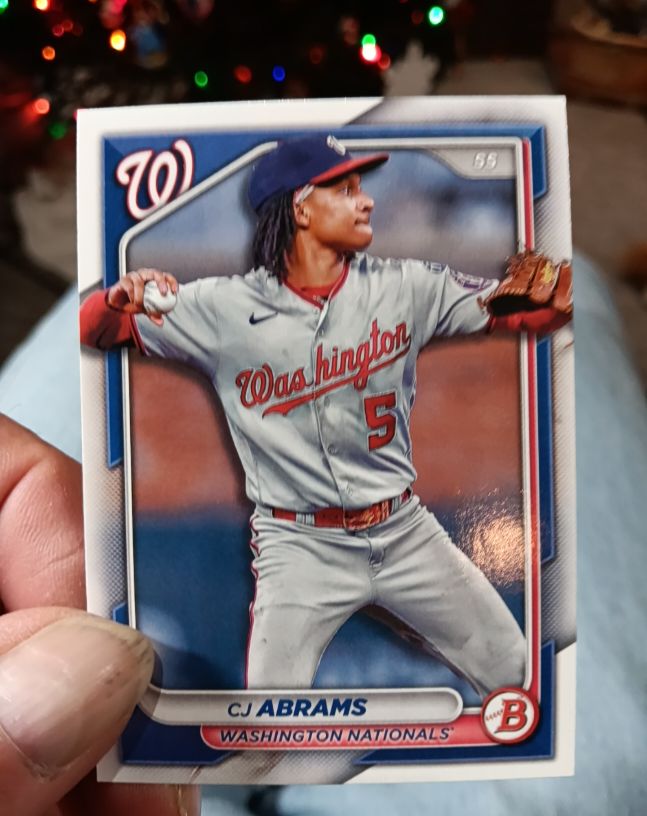 2024 Bowman #26 CJ Abrams — front