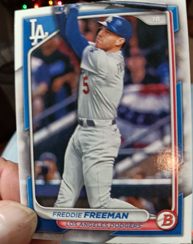 2024 Bowman #43 Freddie Freeman — front