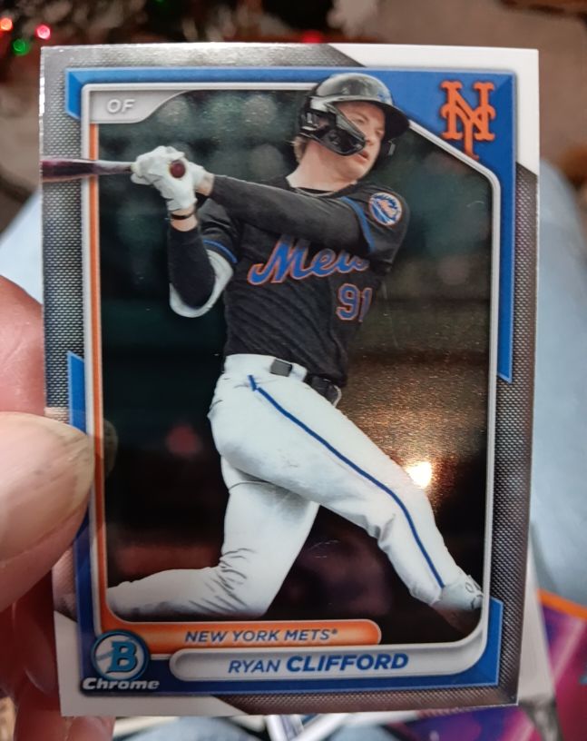 2024 Bowman Chrome Prospects #BCP-1 Ryan Clifford — front