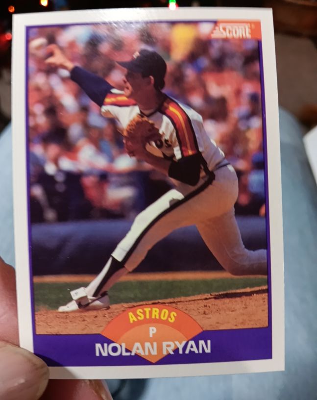 1989 Score #300 Nolan Ryan — front