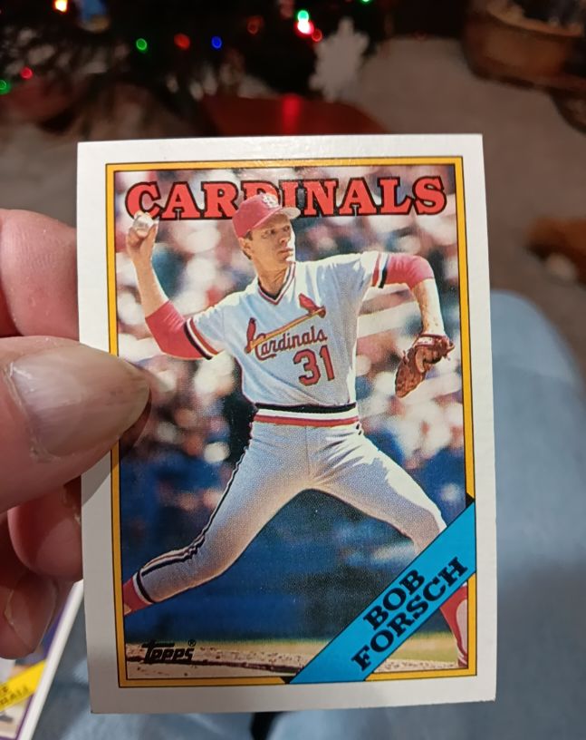 1988 Topps #586 Bob Forsch — front