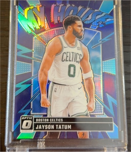 2024-25 Panini Donruss Optic #7 Jayson Tatum My House Purple — front