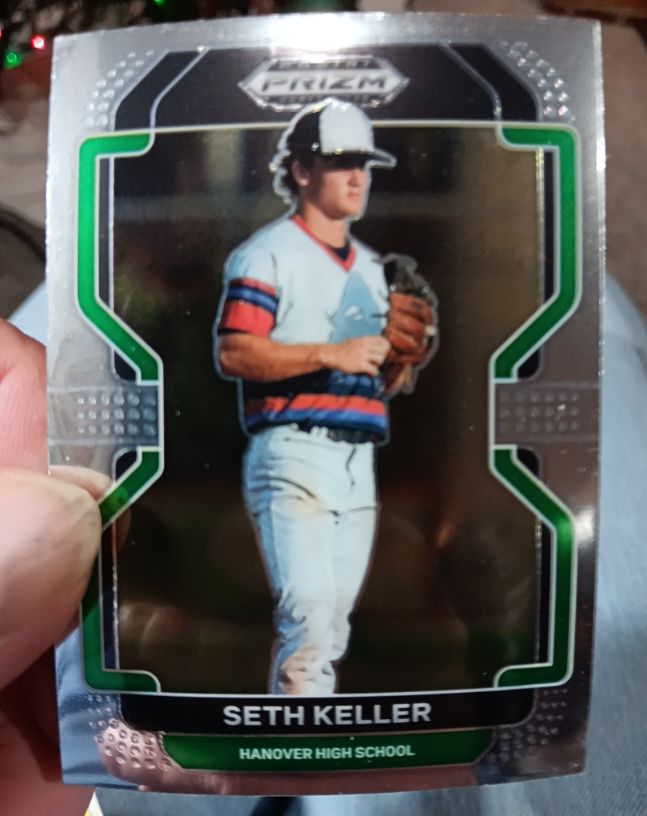 2022 Panini Prizm Draft Picks #PDP185 Seth Keller — front