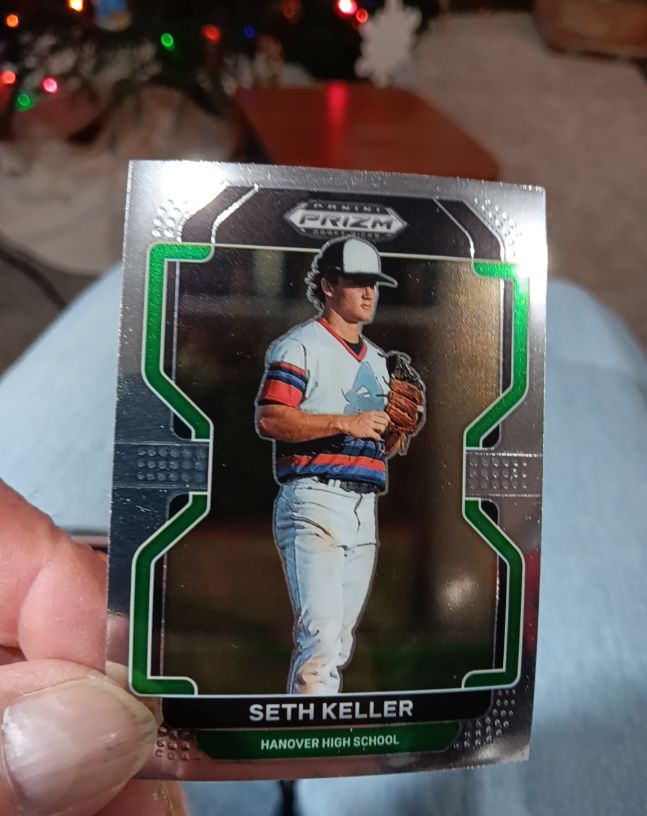 2022 Panini Prizm Draft Picks #PDP185 Seth Keller — front