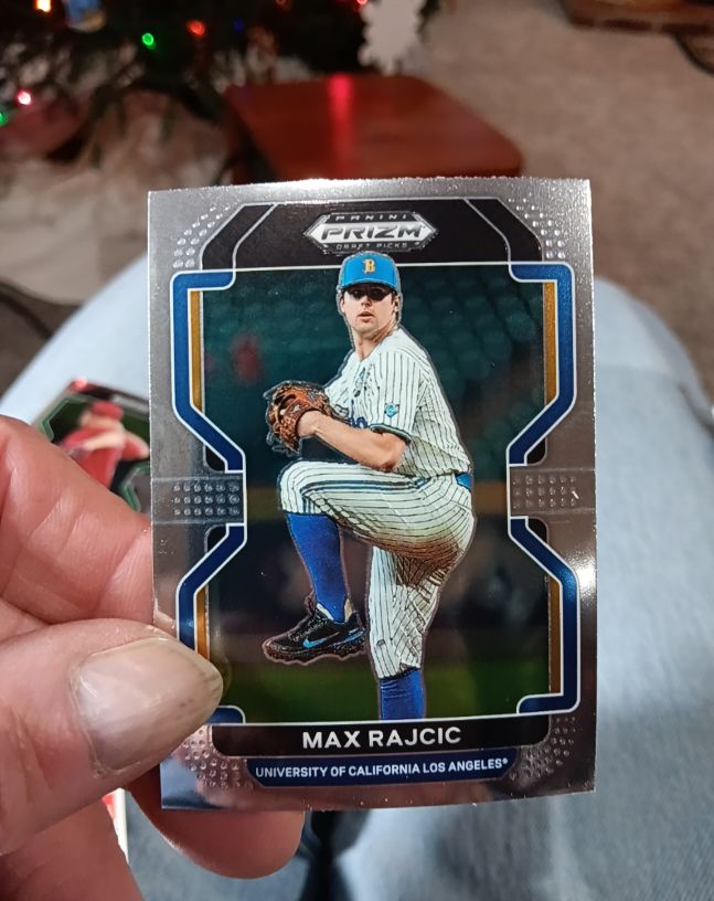 2024 Panini Prizm Draft Picks #PDP40 Max Rajcic — front