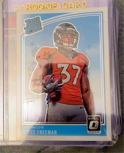 2018 Donruss Optic #173 Royce Freeman — front