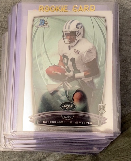 2014 Bowman Chrome #204 Shaquelle Evans — front