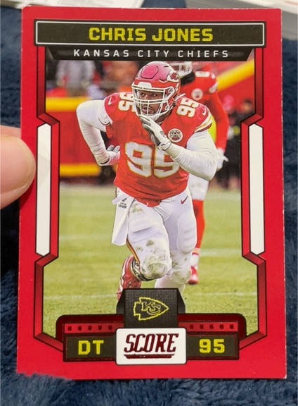 2023 Panini Score #126 Chris Jones — front