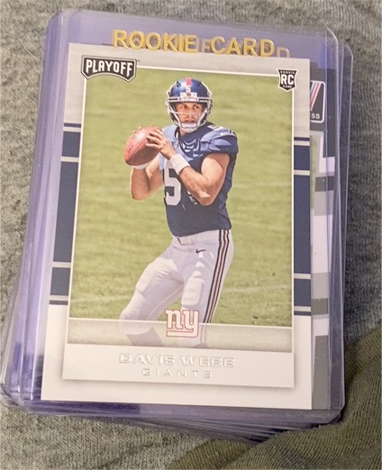2017 Panini Playoff #206 Davis Webb — front