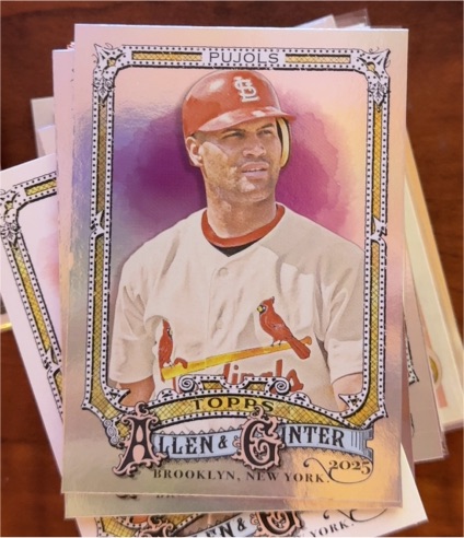 2025 Topps Allen & Ginter #1 Albert Pujols — front