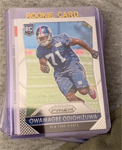 2015 Panini Prizm #201 Owamagbe Odighizuwa — front