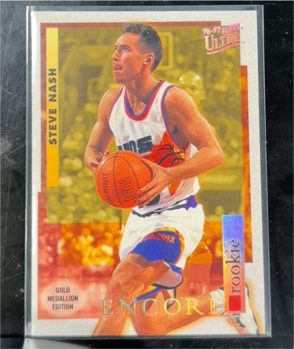 1996-97 Fleer Ultra #G-273 Steve Nash Encore Rookie Gold Medallion Edition — front