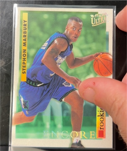 1996-97 Fleer Ultra #272 Stephon Marbury Rookie Encore — front