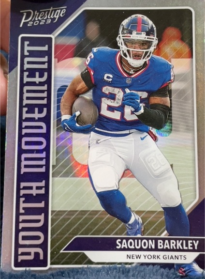 2023 Panini Prestige #YM-17 Saquon Barkley Youth Movement — front