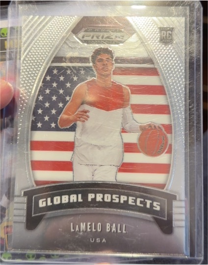 2020 Panini Prizm Draft Picks Global Prospects #98 LaMelo Ball — front