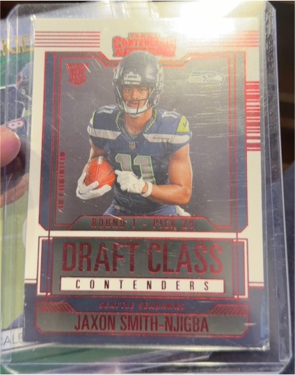 2023 Panini Contenders #13 Jaxon Smith-Njigba Draft Class Contenders Red — front