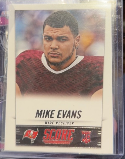 2014 Score #410 Mike Evans Rookie Card — front