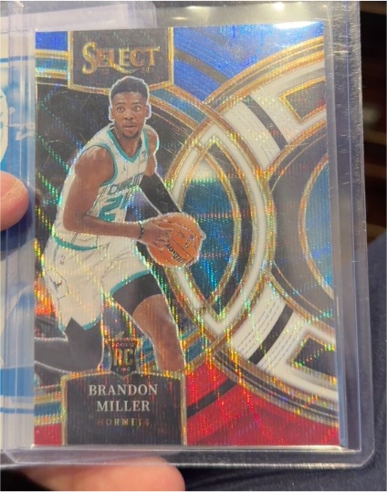 2023-24 Panini Select # Brandon Miller Rookie Card — front