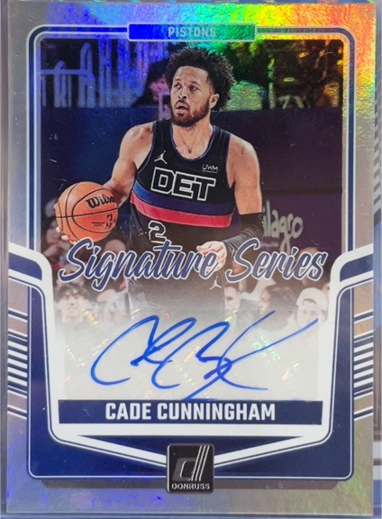 2024-25 Donruss Signature Series #SS-CAU Cade Cunningham — front