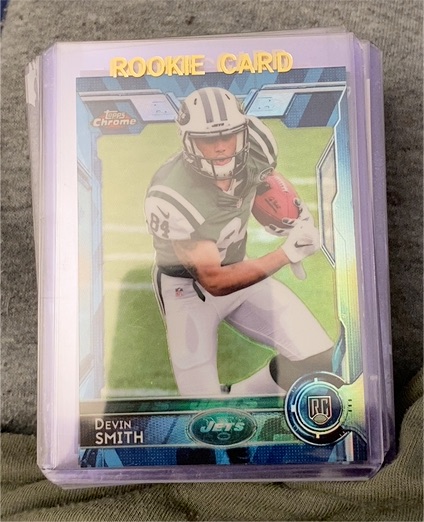 2015 Topps Chrome #194 Devin Smith Rookie Card — front