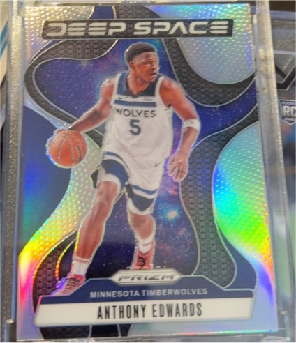 2024-25 Panini Prizm #3 Anthony Edwards — front