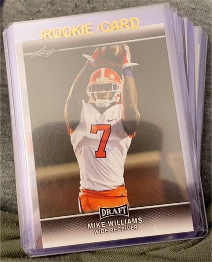 2017 Leaf Draft #51 Mike Williams — front