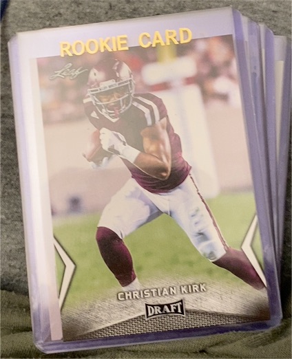 2018 Leaf Draft #11 Christian Kirk — front