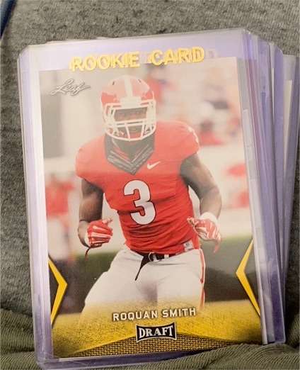 2018 Leaf Draft #52 Roquan Smith — front