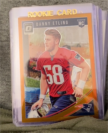 2018 Donruss Optic #139 Danny Etling Rookie New England Patriots — front