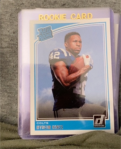 2018 Panini Donruss #327 Nyheim Hines — front
