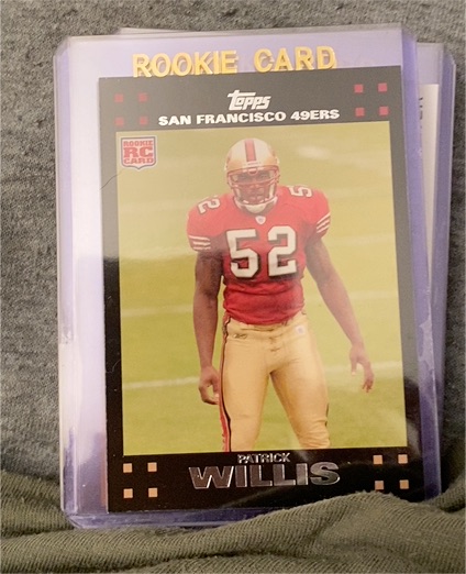 2007 Topps #362 Patrick Willis Rookie Card — front