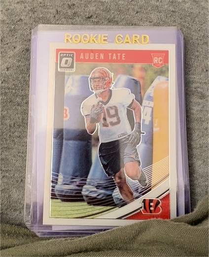 2018 Donruss Optic #118 Auden Tate Rookie Card — front