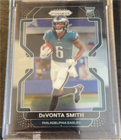 2021 Panini Chronicles Prizm Black #PB-8 DeVonta Smith — front