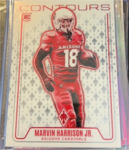 2024 Panini Phoenix #CON-MHJ Marvin Harrison Jr. Contours — front