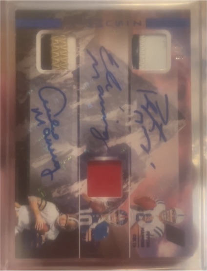 2023 Panini Zenith Team Summit Autographs #TSA-RRF Steve Young Warrick Williams Vinny Testaverde — front