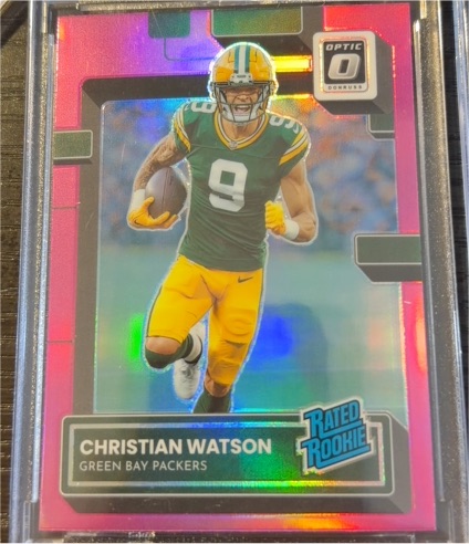 2022 Donruss Optic #219 Christian Watson — front
