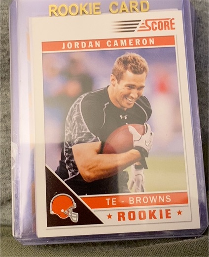 2011 Score #349 Jordan Cameron Rookie Card — front