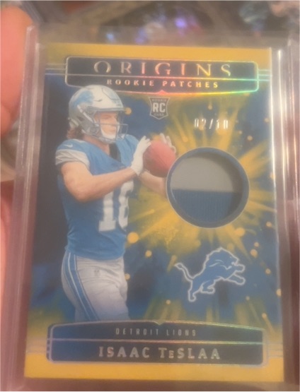 2025 Panini Origins Rookie Patches #RPH-ITA Isaac Teslaa — front