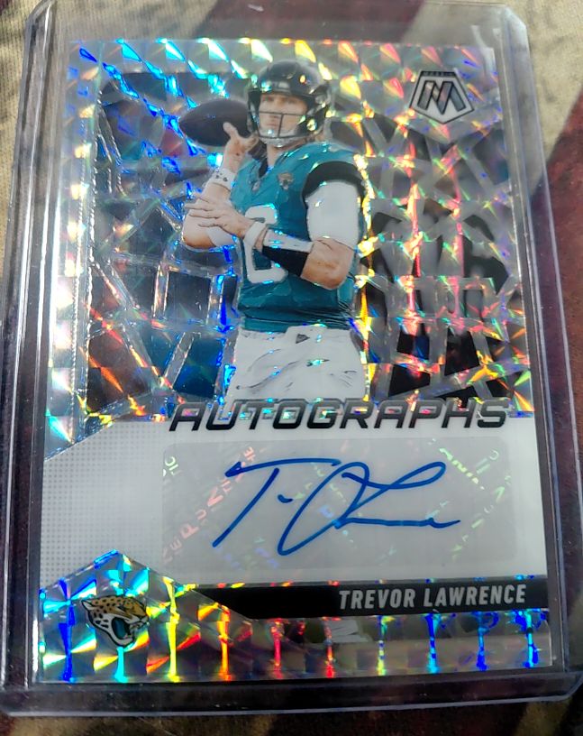 2025 Panini Mosaic Autographs #Trevor Lawrence — front