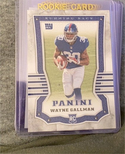 2017 Panini #124 Wayne Gallman — front