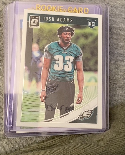 2018 Donruss Optic #146 Josh Adams Rookie Card — front