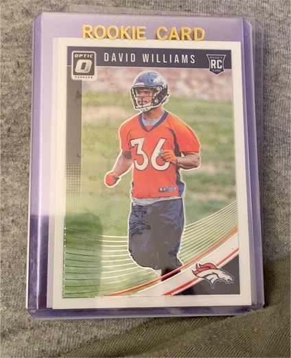 2018 Donruss Optic #125 David Williams — front